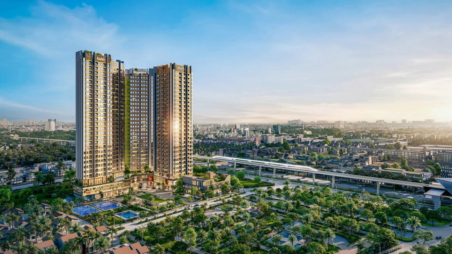 Phối cảnh tổng thể dự án Setia Edenia tại Lái Thiêu